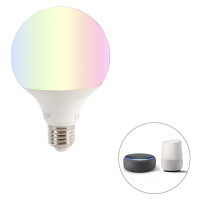 Smart E27 stmívatelná LED lampa G95 11W 900 lm 2200-4000K RGB