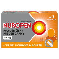 NUROFEN pro děti 60 mg čípky