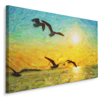 MyBestHome BOX Plátno Ptáci na obloze II. Varianta: 30x20