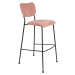 Světle růžové barové židle v sadě 2 ks 102 cm Benson – Zuiver