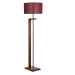 Sofahouse 28675 Designová stojanová lampa Jadey 163 cm bordó závěsné svítidlo