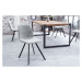 LuxD Designová židle Rotterdam Retro / světle šedá