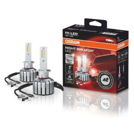 OSRAM H1 NIGHT BREAKER LED +230% homologace 2ks 64150DWNB-2HFB