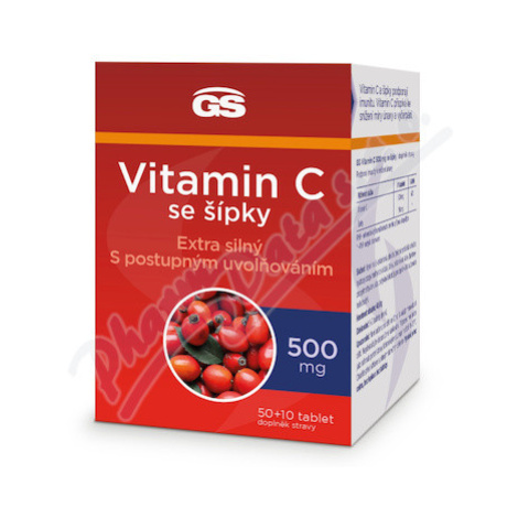 GS Vitamin C500 se šípky tbl.50+10