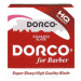 Dorco for Barber Super Sharp High Quality Blade (RED) - super-ostré žiletky, poloviční čepel, 10