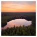 Fotografie Scenic view of lake against sky, Topi Lainio / 500px, 40 × 40 cm