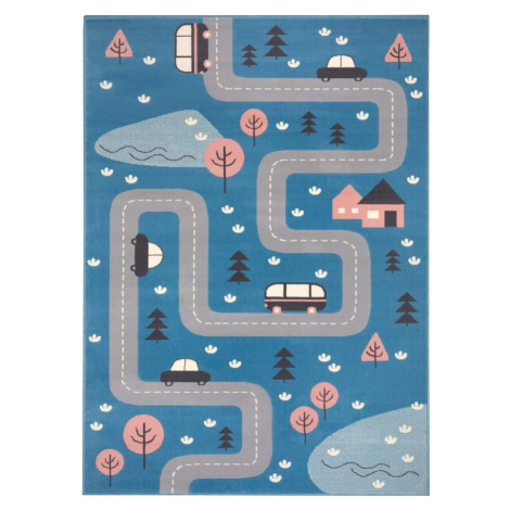 Modrý dětský koberec 160x220 cm Adventures – Hanse Home
