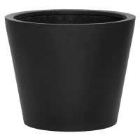 Květináč Bucket, barva černá, více velikostí - PotteryPots Velikost: L - v. 60 cm, ⌀ 68 cm