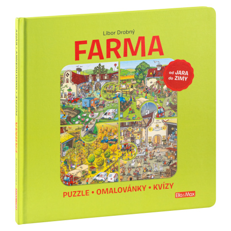 FARMA – Puzzle, omalovánky, kvízy Ella & Max