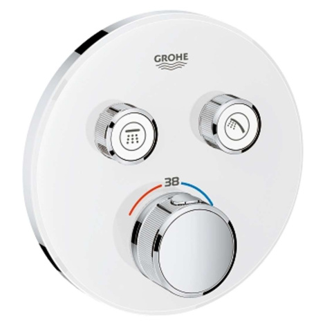 Grohe Grohtherm SmartControl - Termostatická vanová baterie pod omítku se 2 ventily, měsíční bíl