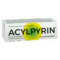 ACYLPYRIN Šumivé tablety 500 mg 15 tablet