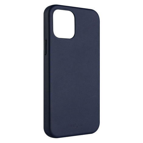 FIXED MagLeather kožený kryt s MagSafe Apple iPhone 12/12 Pro modrý