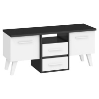 ArtCross TV stolek NORDIS-14 | 3D Barva: Černá/bílá