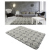 Tutumi Plyšový koberec 3D 120 x 170 cm - BOLONIA šedý