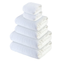 LIVARNO home Sada froté ručníků, 100 % bavlna, 6dílná (bílá)