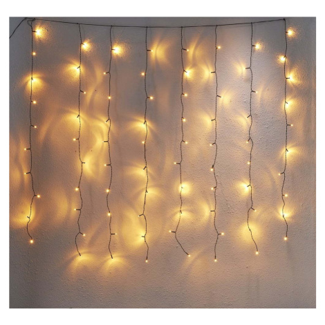 Venkovní světelný LED řetěz Star Trading Curtain, délka 1,3 m