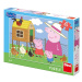 Dino puzzle peppa pig: slepičky 24 dílků