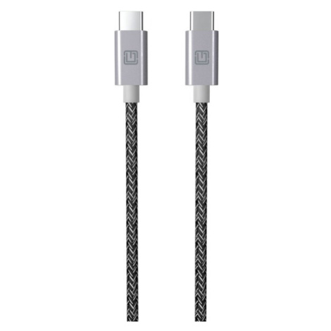 TIGO USB-C to USB-C pletený kabel vesmírně šedý 1,8m