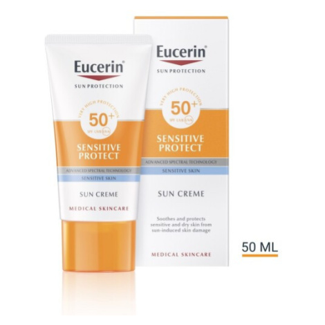 EUCERIN SUN Vysoce ochranný krém na opalování na obličej Sensitive Protect SPF 50+ 50 ml