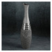 Váza NELI 16 stříbrná / šedá