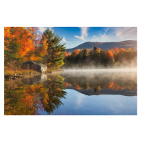 Fotografie Beautiful Autumn colors and reflections, Adria  Photography, 40 × 26.7 cm