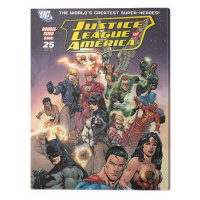 Obraz na plátně DC Justice League - Group Cover, (60 x 80 cm)