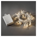 Konstsmide Christmas Dlouhý LED světelný řetěz senzor IP44 venkovní