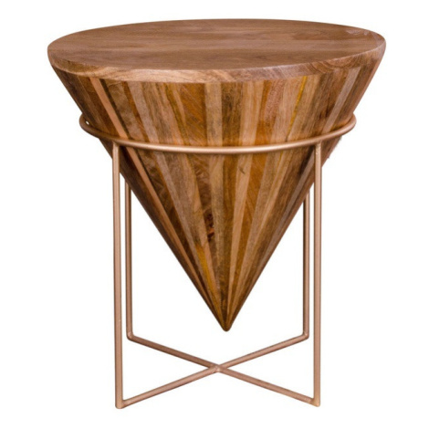 Norddan Designový konferenční stolek Ralston 45 cm mango