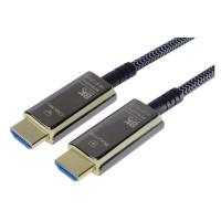 PremiumCord Ultra High Speed HDMI 2.1 optický fiber kabel 8K@60Hz,zlacené 30m