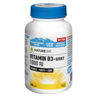 NatureVia Vitamin D3-efekt 1000 I.U. 90 tablet