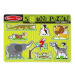 Melissa & Doug - Dřevěné puzzle se zvuky - ZOO