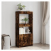 vidaXL Skříň highboard kouřový dub 63 x 33 x 140 cm kompozitní dřevo