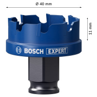 Děrovka Bosch EXPERT Sheet Metal Dostupné varianty: Děrovka Bosch EXPERT Sheet Metal 40 mm