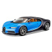 Kovový model bugatti chiron modré 1:24