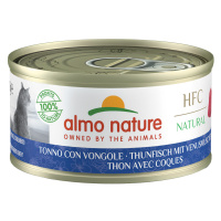 Almo Nature HFC Natural 12 x 70 g výhodné balení - tuňák s Venušinými mušlemi