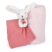 DouDou et Compagnie Paris dárková sada šťastný králíček pléd a růžový usínáček