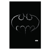 Umělecký tisk Batman - Sketch Symbol, (26.7 x 40 cm)