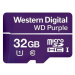 WD MicroSDHC karta 32GB Purple WDD032G1P0C Class 10, 16TBW