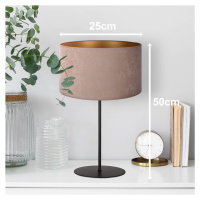 Duolla Stolní lampa Golden Roller výška 50cm béžová/zlatá