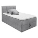 Boxspring postel GRANADA šedá 120x200 cm