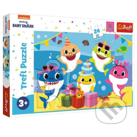 Baby Shark - Oslava - puzzle z kategorie Maxi dílky Trefl