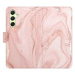 iSaprio flip pouzdro RoseGold Marble pro Samsung Galaxy A54 5G