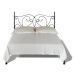 Kovová postel Galicia kanape Rozměr: 160x200 cm, barva kovu: 6A šedá zlatá pat.