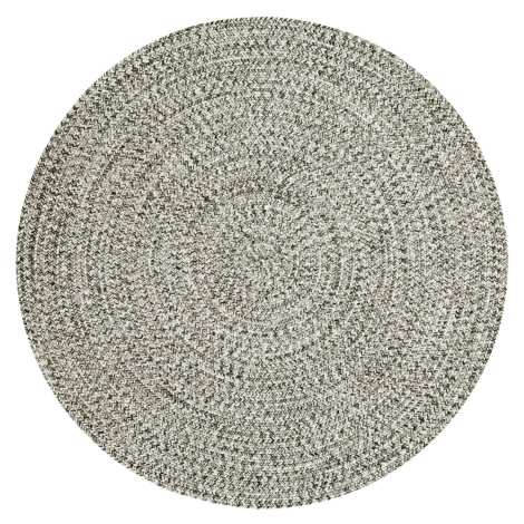 NORTHRUGS - Hanse Home koberce Kusový koberec Braided 105552 Melange kruh – na ven i na doma - 1