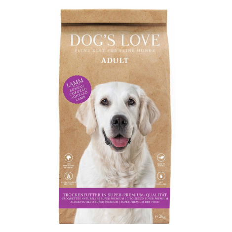 DOG'S LOVE granule jehněčí 12 kg
