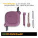 UCO Gear Jídelní sada UCO ECO Mess Kit 5 dílná - Plum Purple