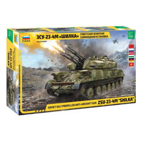 Model Kit military 3635 - ZSU-23-4M SHILKA (1:35) Zvezda