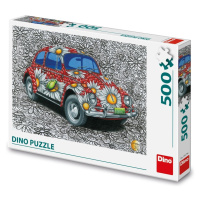 Puzzle 500 VW Brouk malovaný