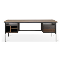 Ethnicraft designové pracovní stoly Oscar Desk 2 Drawers