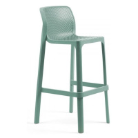 NARDI GARDEN - Barová židle NET modrozelená